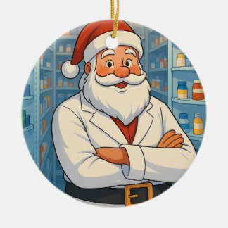 Persoonlijke Kerstman als Apotheker Ornament
