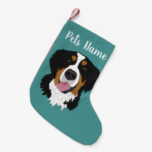 Persoonlijke kerstman Bernese Mountain Dog Kleine Kerstsok