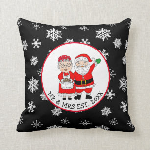 Persoonlijke Kerstman en vrouw Kussen