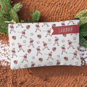 Persoonlijke Kerstman-honkbal Kerstmis Etui