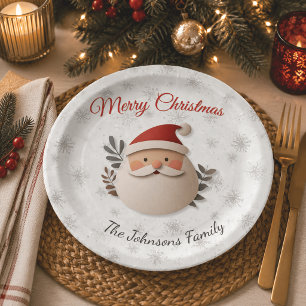 Persoonlijke Kerstman Kerst Papier Bord