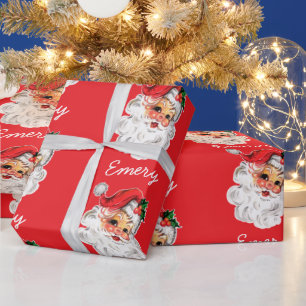 Persoonlijke Kerstman Kerstmis Sinterklaas Kerstca Cadeaupapier