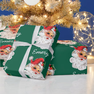Persoonlijke Kerstman Kerstmis Sinterklaas Kerstca Cadeaupapier
