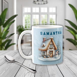 Persoonlijke Kerstman Kerstmug met Naam Koffiemok