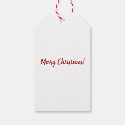 Persoonlijke kerstman met cadeaubon Label voor cad Cadeaulabel