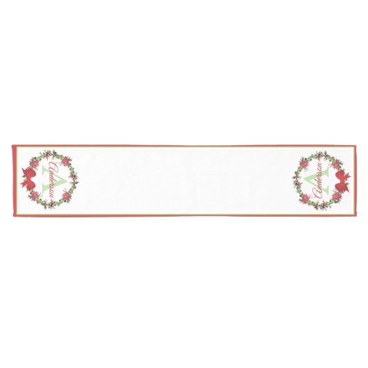 Persoonlijke kerstman met korte tafelklep korte tafelloper (Horizontaal)