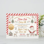 Persoonlijke Kerstman Officiële Nice List Certific (Staand voorkant)