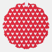 Persoonlijke kerstman ornament kaart (Achterkant)