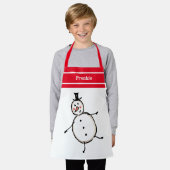 Persoonlijke kerstman schort (Gedragen)