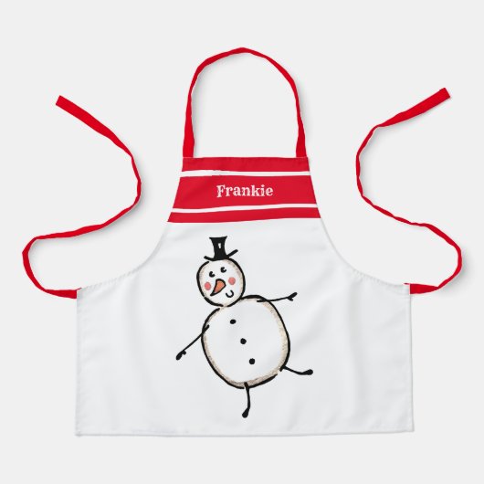 Persoonlijke kerstman schort (Voorkant)