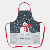 Persoonlijke kerstman schort (Voorkant)