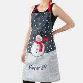 Persoonlijke kerstman schort (Insitu)