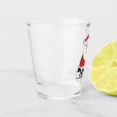 Persoonlijke kerstman shot glas (Links)