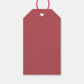 Persoonlijke Kerstman Voetbal Kerstmis Cadeaulabel (Achterkant)