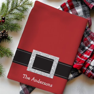 Persoonlijke Kerstmanriem Kerstkeukenhanddoek Theedoek