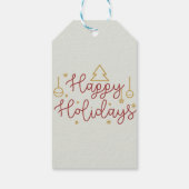 Persoonlijke kerstmis cadeaulabel (Achterkant)