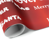 Persoonlijke kerstmis cadeaupapier (Rol Hoek)