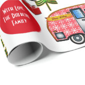 Persoonlijke kerstmis cadeaupapier (Rol Hoek)