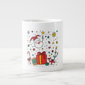 Persoonlijke kerstmis extra grote beker
