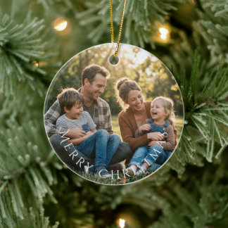 Persoonlijke Kerstmis Foto Ornament