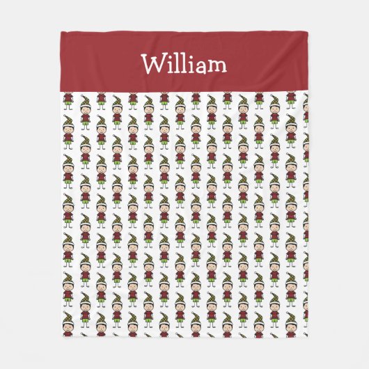 Persoonlijke kerstmis Kinderen Fleece Deken (Voorkant)