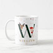 Persoonlijke Kerstmis Monogram W Mok (Links)