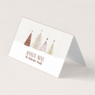 Persoonlijke Kerstmis Noel Mini Cadeaukaartjes Kaart
