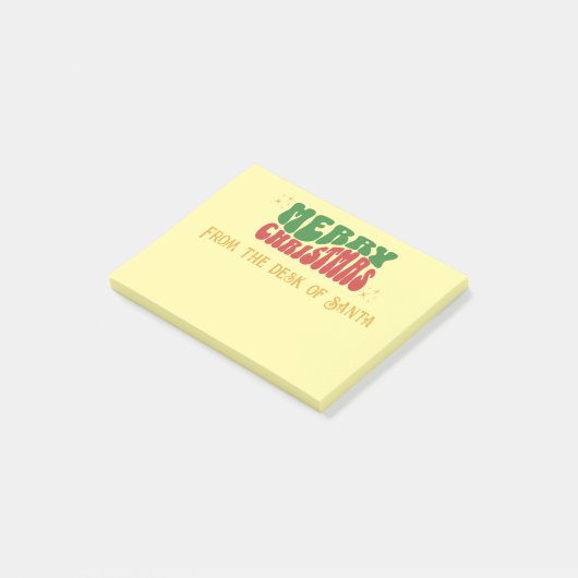 Persoonlijke kerstmis post-it® notes (Schuin)