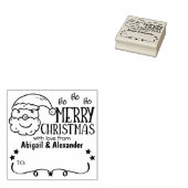 Persoonlijke kerstmis 	rubberstempel (Gestempeld)