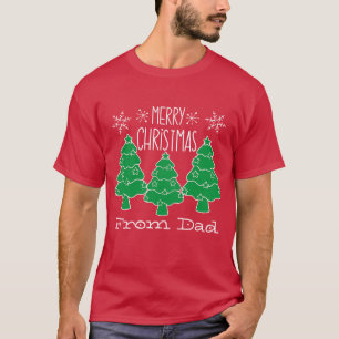 Persoonlijke kerstmis t-shirt