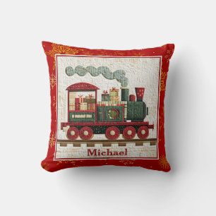 Persoonlijke Kerstmis Trein I Kinder Cadeaus Kussen