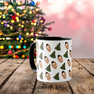 Persoonlijke Kerstmok met Jouw Gezicht Mok