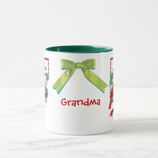 Persoonlijke kerstMok Sjabloon Mok (Midden)