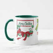 Persoonlijke kerstMok Sjabloon Mok (Links)