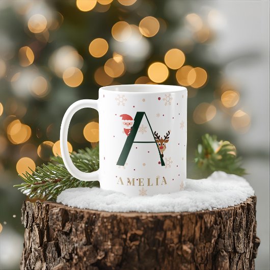 Persoonlijke Kerstmonogram A Mok