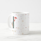 Persoonlijke Kerstmonogram I Mok (Voorkant links)