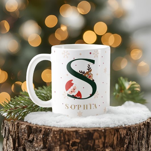 Persoonlijke Kerstmonogram S Mok