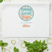 Persoonlijke Kerstmutsdoeken voor de Keuken Theedoek (Gevouwen)