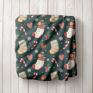 Persoonlijke Kerstmutsen Fleece Dekbed Deken
