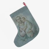 Persoonlijke kerststaart grote kerstsok (Achterkant (Hangend))