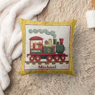 Persoonlijke Kersttrein I Kinder Cadeaus Kussen