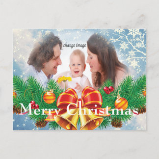 persoonlijke kerstvakantie feestdagenkaart
