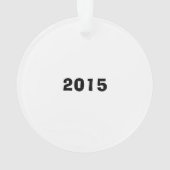 Persoonlijke kerstversiering "Emojis" Ornament (achterkant)