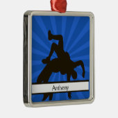 Persoonlijke kerstversiering metalen ornament (Rechts)