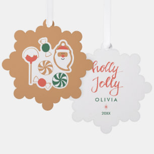 Persoonlijke kerstversiering – Mooie kerstdagen Ornament Kaart