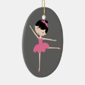 Persoonlijke kerstversiering van Ballerina Keramisch Ornament (Rechts)