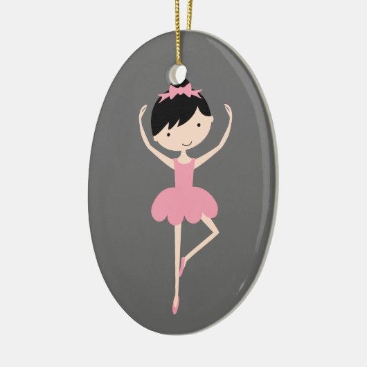 Persoonlijke kerstversiering van Ballerina Keramisch Ornament (Links)