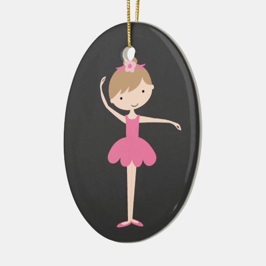 Persoonlijke kerstversiering van Ballerina Keramisch Ornament (Links)