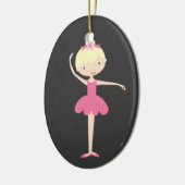 Persoonlijke kerstversiering van Ballerina Keramisch Ornament (Links)
