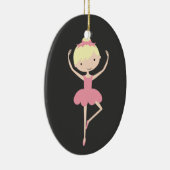 Persoonlijke kerstversiering van Ballerina Keramisch Ornament (Rechts)